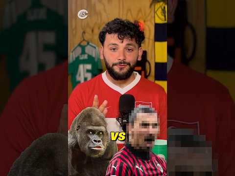 Clique 45: 1 GORILLA VS 10 FOOTBALLERS‼️🦍 #gorilla #football